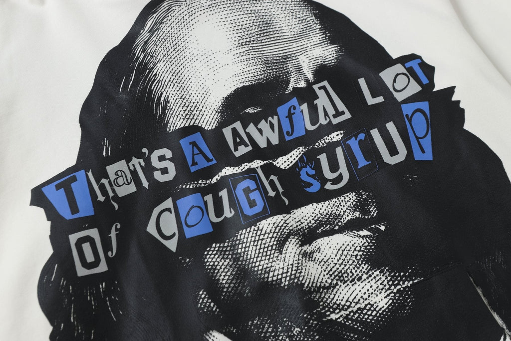 THAT'S A AWFUL LOT OF COUGH SYRUP Rising Star Graphic Hoodie ¡ª detail