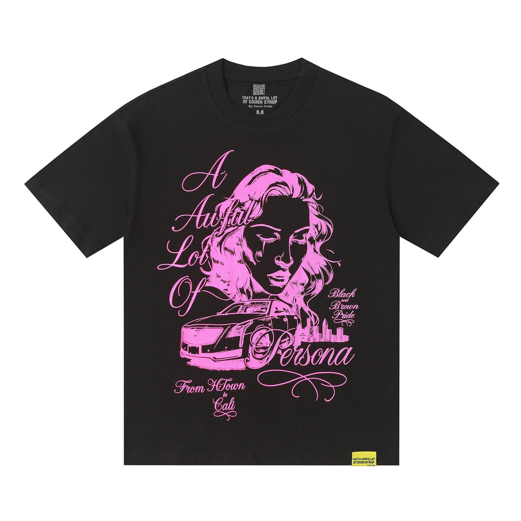 THAT'S A AWFUL LOT OF COUGH SYRUP Persona Graphic Short-Sleeve T-Shirt ¡ª front