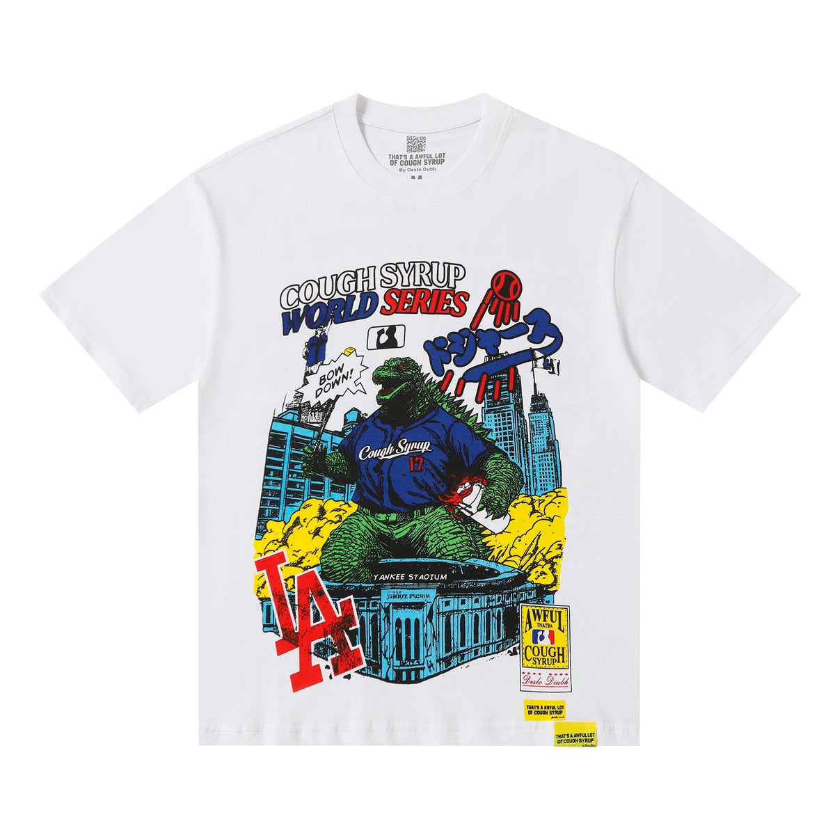 THAT'S A AWFUL LOT OF COUGH SYRUP Baseball Graphic T-Shirt ¡ª hero