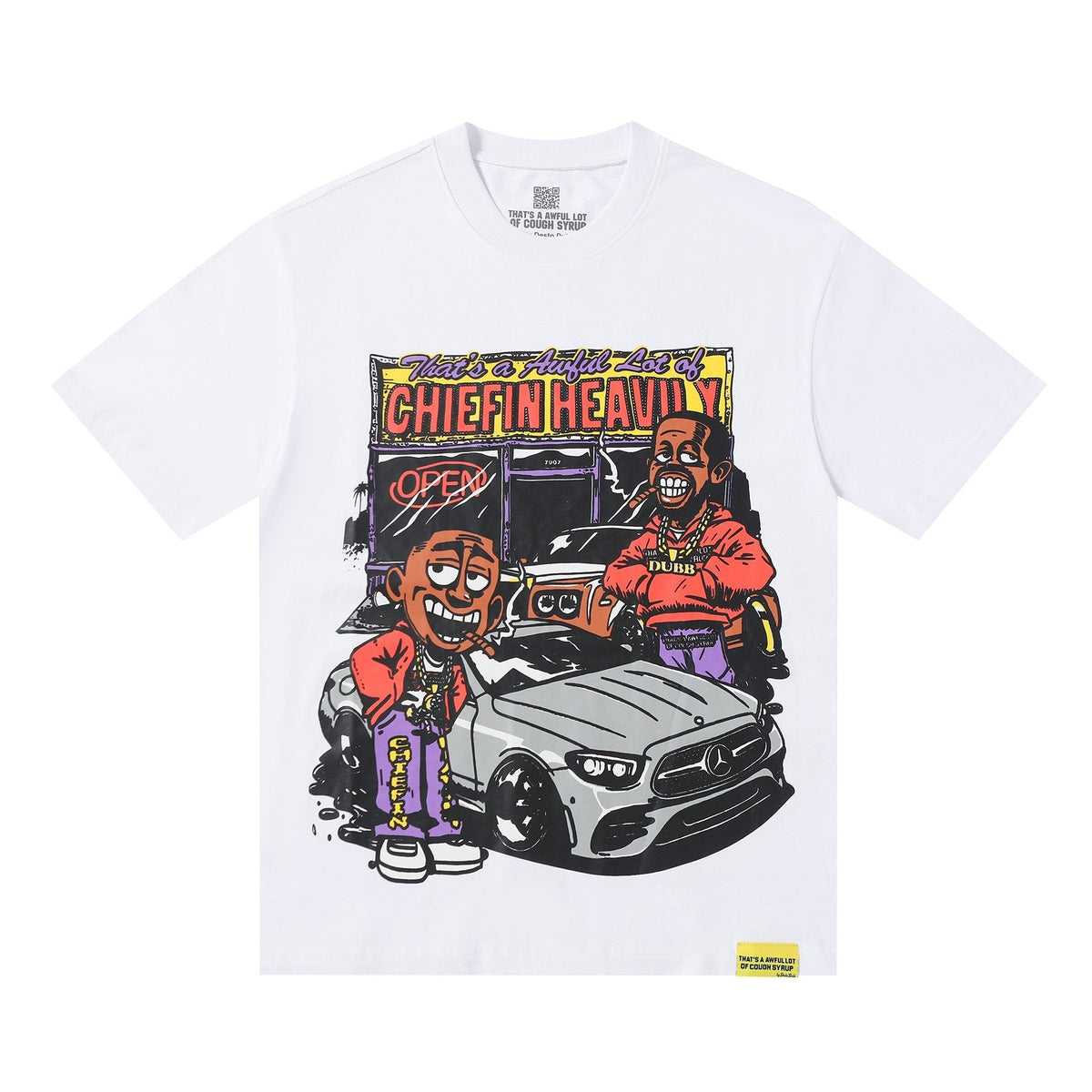 THAT'S A AWFUL LOT OF COUGH SYRUP Cartoon Car Short-Sleeve T-Shirt ¡ª hero