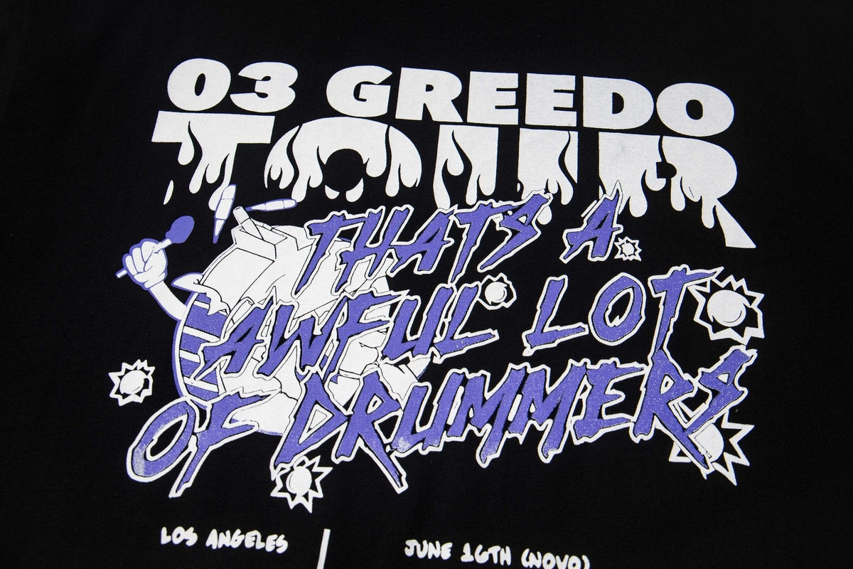 THAT'S A AWFUL LOT OF COUGH SYRUP Portrait Tour Graphic T-Shirt ¡ª detail