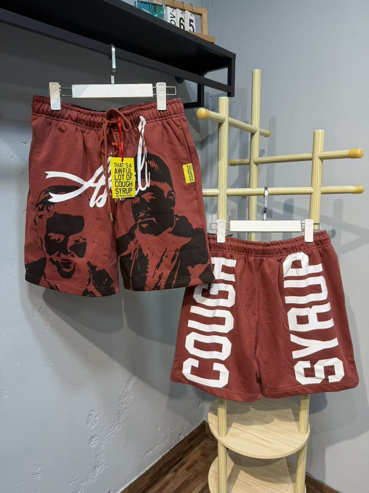 THAT'S A AWFUL LOT OF COUGH SYRUP Portrait Graphic Shorts ¡ª front