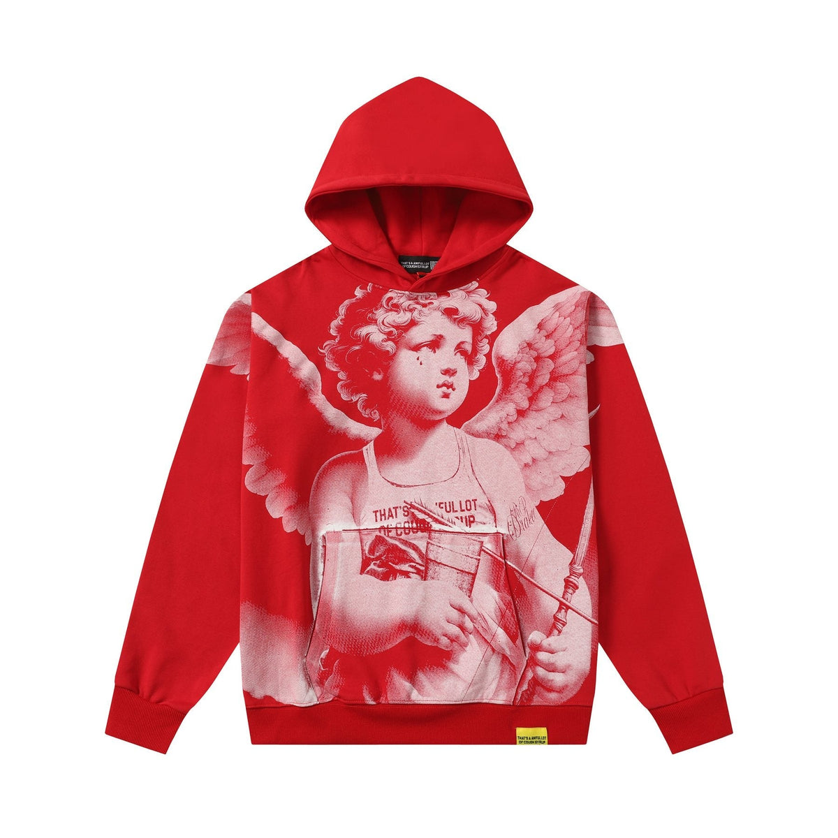 THAT'S A AWFUL LOT OF COUGH SYRUP Angel Graphic Hoodie ¡ª hero